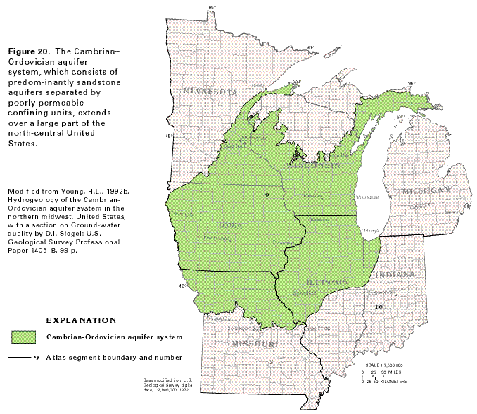 Cambrian-Ordovician Aquifer System Chicago