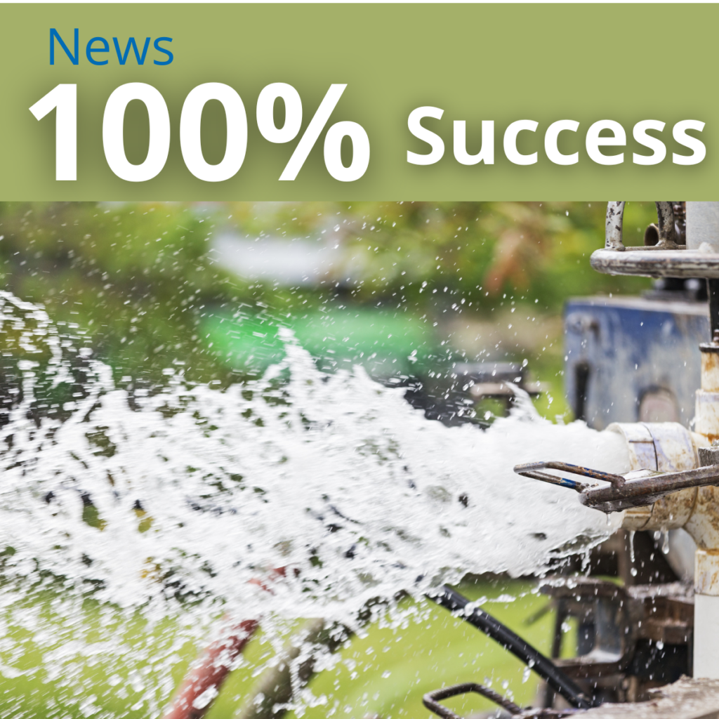 100% success