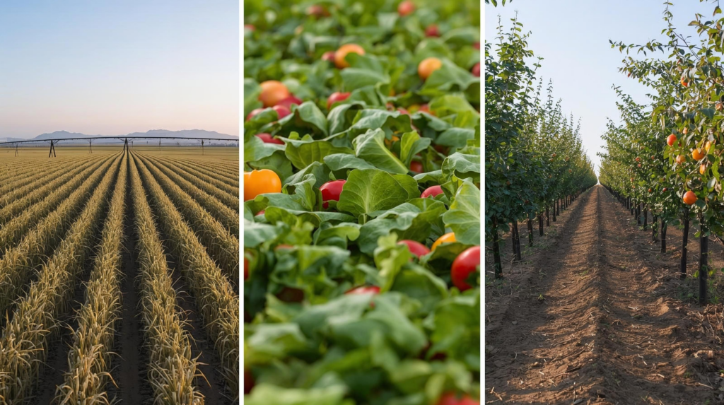 Crops, veggies, orchard. Water Cost vs. Water Value in Agriculture